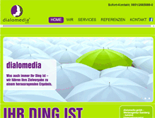 Tablet Screenshot of dialomedia.de